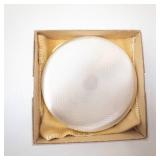 Fifth Avenue Gold-Tone Round Powder Compact With Mirror - Hand Engine-Turned