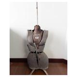 Sally Stitch Push Button Dress Form - Vintage Torso on Stand