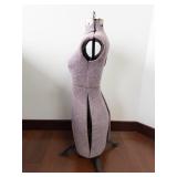 Acme Adjustable Dress Form - Size A - On 3-Leg Metal Stand