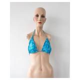 Vintage LSS Full-Body Female Mannequin - Turquoise Bikini, Life-Size Display
