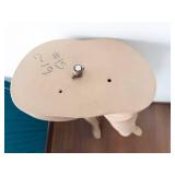 Beige Mannequin Legs with Hip Connector and Freestanding Stand