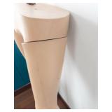 Beige Mannequin Legs with Hip Connector and Freestanding Stand