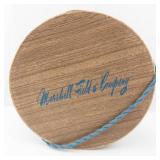 Marshall Field & Company Hatbox - Vintage Black Pillbox Hat with Veil