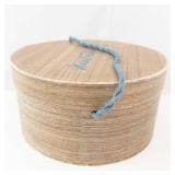 Marshall Field & Company Hatbox - Vintage Black Pillbox Hat with Veil