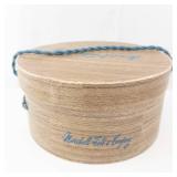 Marshall Field & Company Hatbox - Vintage Black Pillbox Hat with Veil