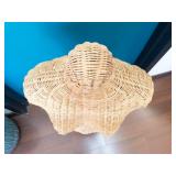 Wicker Dress Form Mannequin - Full Torso & Legs, Natural Rattan