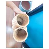 Wicker Dress Form Mannequin - Full Torso & Legs, Natural Rattan