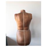 Paper Mache Dress Form - Life-Size Female Mannequin on Adjustable Stand