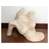 Sculpture - Modernist Abstract Plaster, One Piece