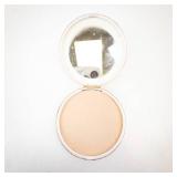 Avon Charm Portable Compact - Round White Powder With Portrait Design