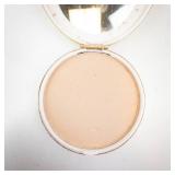 Avon Charm Portable Compact - Round White Powder With Portrait Design