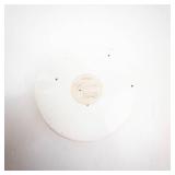 Avon Charm Portable Compact - Round White Powder With Portrait Design