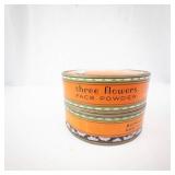 Richard Hudnut Three Flowers Face Powder - Vintage Round Tin 4 oz
