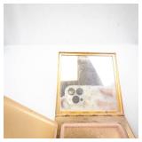 Volupte USA - Vintage Gold-Tone Powder Compact with Mirror