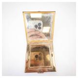 Volupte USA - Vintage Gold-Tone Powder Compact with Mirror