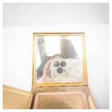 Volupte USA - Vintage Gold-Tone Powder Compact with Mirror