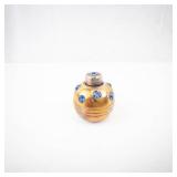 Perfume Bottle - Vintage Super Mini with Blue Rhinestones