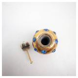Perfume Bottle - Vintage Super Mini with Blue Rhinestones