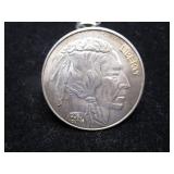 Buffalo / Indianhead Silver Round