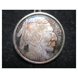 Buffalo / Indianhead Silver Round