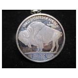 Buffalo / Indianhead Silver Round