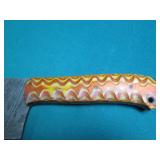 Hand crafted Damascus knife...