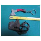 Hand crafted Damascus knife with le...