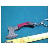 Hand crafted Damascus knife with le...