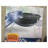 New 14" portable charcoal grill...