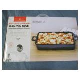 New rectangular 14" stoneware bakin...