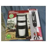 Coffee maker with reusable filter a...