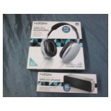 New headphones and portable speaker...