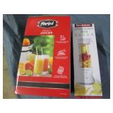 New electric blender and juicer...