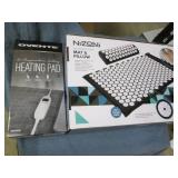 Heating pad and acupressure mat and...