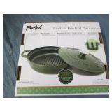 New Parini 8" cast iron grill pan w...