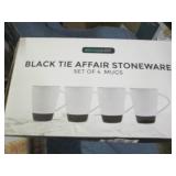 New 4 pack mug set, coffee maker an...