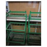 2 sturdy display or shop shelves 24...