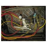 Air powered shear with pressure gua...