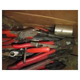 Box of clippers and other assorted ...