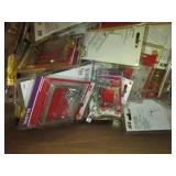 Large box of corner and L braces...