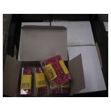 Plastic crate filled with 12 five p...