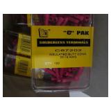 Plastic crate filled with 12 five p...