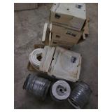 10 rolls of rubber tubing...