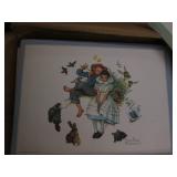Assorted laminated Norman Rockwell ...