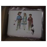 8" Stack of raised Norman Rockwell ...