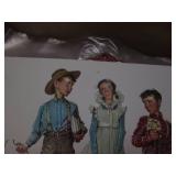8" Stack of raised Norman Rockwell ...