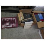 Vintage books, leather bound new bo...