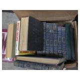 Vintage books, leather bound new bo...
