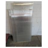 19 Corrugated plastic sheets, assorted sized, 19 total