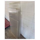 19 Corrugated plastic sheets, assorted sized, 19 total